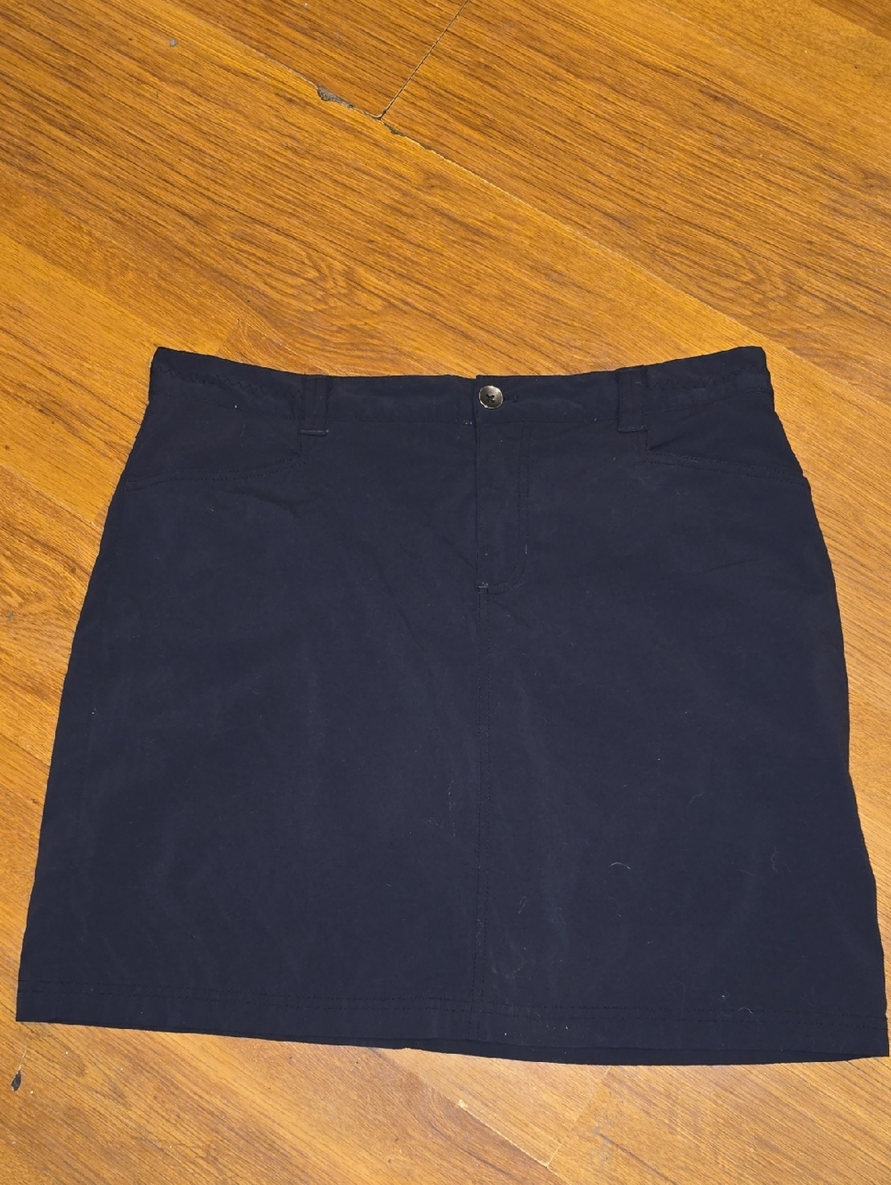 Eddie Bauer Travex Black Hiking Skort Size 12 Tall